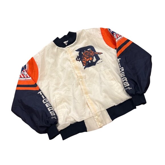 Vintage 1989 Rare Chalk Line Detroit Tigers MLB Fanimation Jacket Men's Size XL - Picture 3 of 9
